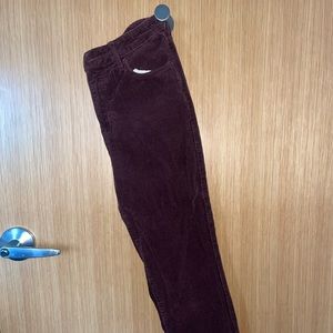 PacSun Burgundy Corduroy Pants